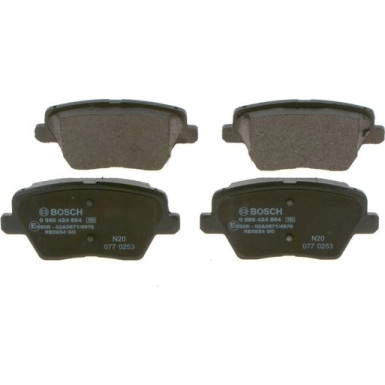 Bremsbelag 0 986 424 864 Bremsbelag 0 986 424 864