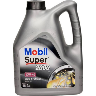 Mobil Super 2000 X1 10W-40 Diesel & Benziner Motoröl 4 Liter 150865 Mobil Super 2000 X1 10W-40 Diesel & Benziner Motoröl 4 Liter 150865