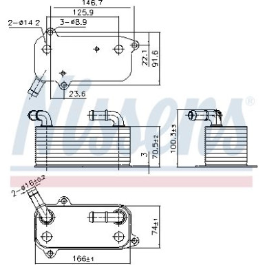Ölkühler PKW 91389 Ölkühler PKW 91389