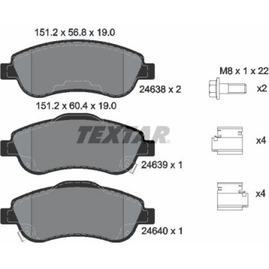 Bremsbelagsatz Honda P. Cr-V 06-/12 2463801 Bremsbelagsatz Honda P. Cr-V 06-/12 2463801