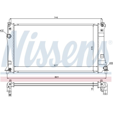 Wasserkühler PKW 68528