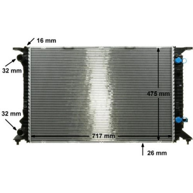 Kühler, Motorkühlung CR 910 000P