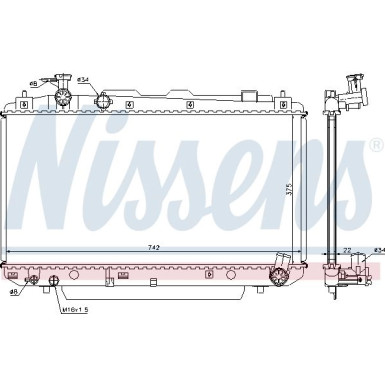 Wasserkühler PKW 64639A
