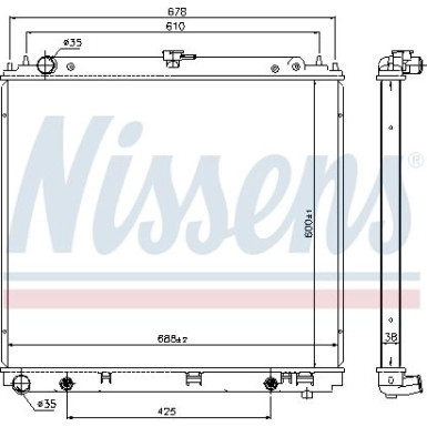 Wasserkühler PKW 68717