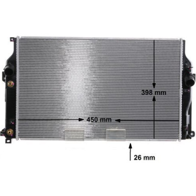 MAHLE Kühler, Motorkühlung CR 2271 000S