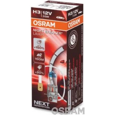 H3 OSRAM 12V 55W PK22S NL 64151NL H3 OSRAM 12V 55W PK22S NL 64151NL