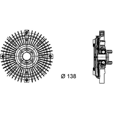 Kupplung, K÷hlerl Nach CFC 61 000P