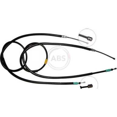 A.B.S. Handbremsseil Seilzug Festellbremse K19645 A.B.S. Handbremsseil Seilzug Festellbremse K19645