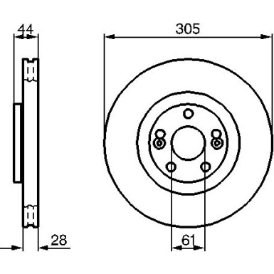 Bremsscheibe VA 0 986 479 109 Bremsscheibe VA 0 986 479 109