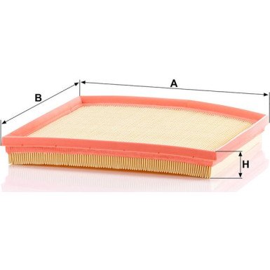 Mann & Hummel Luftfilter PKW BMW 1,3,X1 06 C 29 028