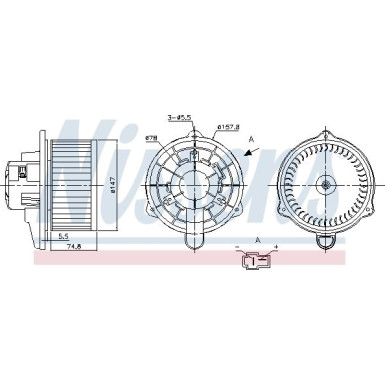 Innenraumgebläse Hyundai Accent 05 87270