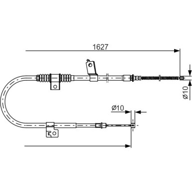 Handbremsseil li 1987482274 Handbremsseil li 1987482274