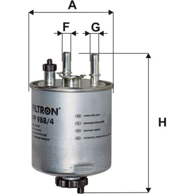 FILTRON Kraftstofffilter PP 988/4