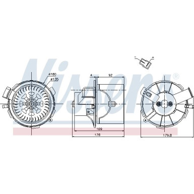 Innenraumgebläse PEUGEOT 307 87138 Innenraumgebläse PEUGEOT 307 87138