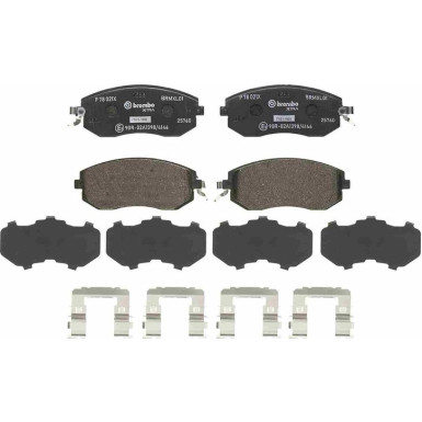 BREMBO Bremsklötze Xtra VA P 78 021X BREMBO Bremsklötze Xtra VA P 78 021X