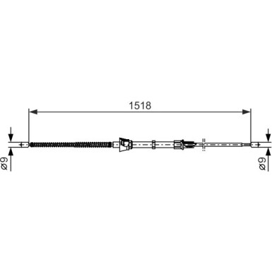Handbremsseil 1987482375 Handbremsseil 1987482375