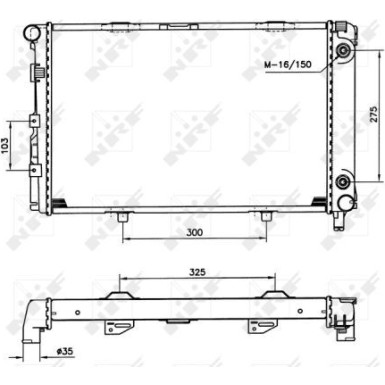 Kühler, Motorkühlung EASY FIT 516580