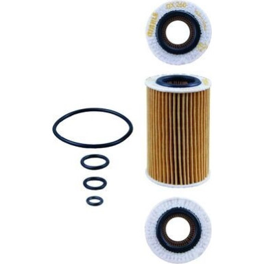 MAHLE Ölfilter OX 260D MAHLE Ölfilter OX 260D