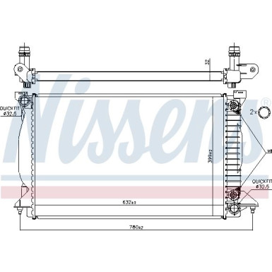Wasserkühler PKW 60303A Wasserkühler PKW 60303A