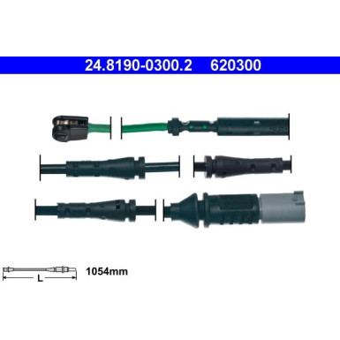 Warnkontakt, Bremsbelagverschleiß 24.8190-0300.2