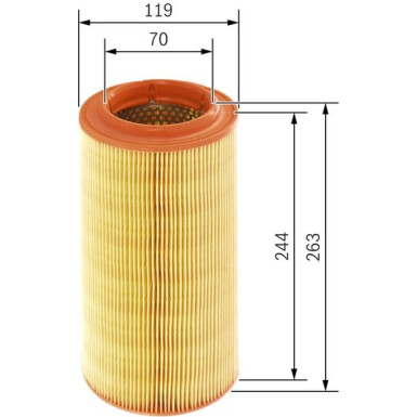 Luftfilter 1457433538 Luftfilter 1457433538