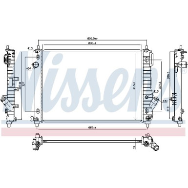 Wasserkühler PKW 61687