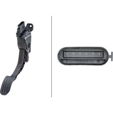 Sensor, Fahrpedalstellung 6PV 010 834-801 Sensor, Fahrpedalstellung 6PV 010 834-801