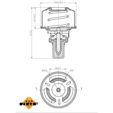 Thermostat, Kühlmittel 725007