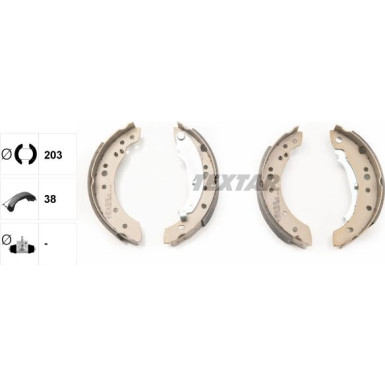 Bremsbacken Renault Twingo 07 91071400 Bremsbacken Renault Twingo 07 91071400