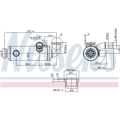 Kühler,Abgasrückführung 989274 Kühler,Abgasrückführung 989274