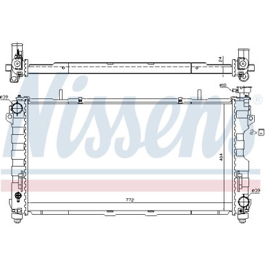 Wasserkühler PKW 61005