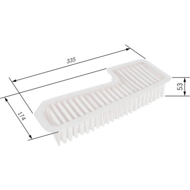 Luftfilter F 026 400 158 Luftfilter F 026 400 158