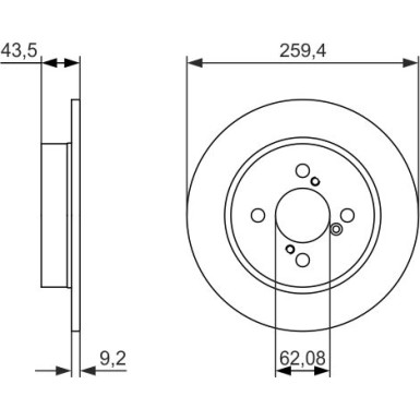 Bremsscheibe 0 986 479 792 Bremsscheibe 0 986 479 792