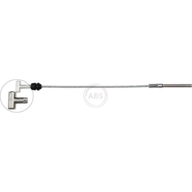 A.B.S. Handbremsseil Seilzug Festellbremse K13843 A.B.S. Handbremsseil Seilzug Festellbremse K13843