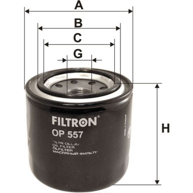 FILTRON Ölfilter OP557 FILTRON Ölfilter OP557