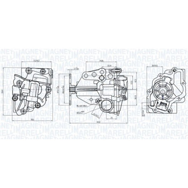 MAGNETI MARELLI Ölpumpe 351516000056 MAGNETI MARELLI Ölpumpe 351516000056