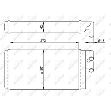 Wärmetauscher, Innenraumheizung EASY FIT 50602 Wärmetauscher, Innenraumheizung EASY FIT 50602