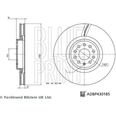 BREMSSCHEIBE ADBP430185 BREMSSCHEIBE ADBP430185