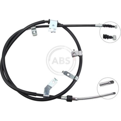 A.B.S. Handbremsseil Seilzug Festellbremse K12079 A.B.S. Handbremsseil Seilzug Festellbremse K12079