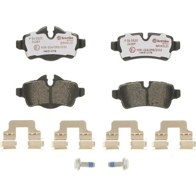 BREMBO Bremsklötze Xtra HA MINI Cabriolet 01-15 XTRA LINE P 06 052X BREMBO Bremsklötze Xtra HA MINI Cabriolet 01-15 XTRA LINE P 06 052X