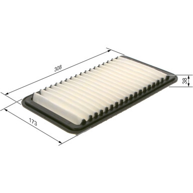 Luftfilter F 026 400 566 Luftfilter F 026 400 566