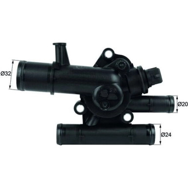 Integralthermostat RENAULT Scenic,Megane 1.9dCi 03 BEHR TI 38 89