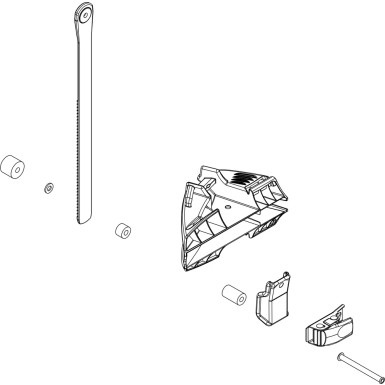 WW Wheel Holder Cmpl Left 1500054300
