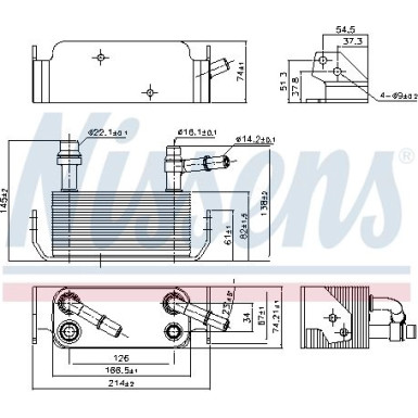 Ölkühler PKW 91280 Ölkühler PKW 91280