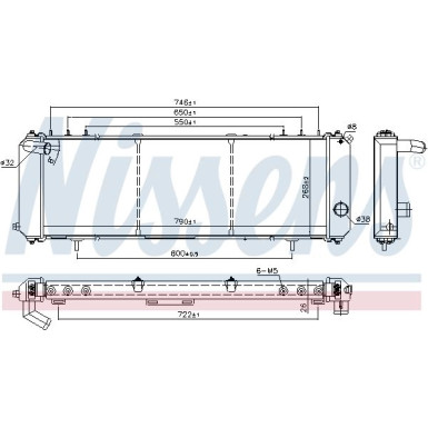 Wasserkühler PKW 61008