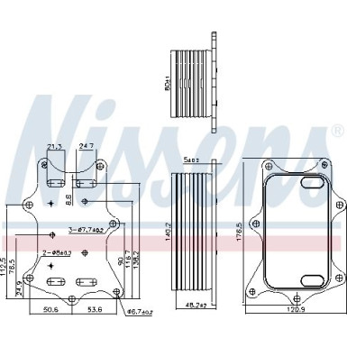 Ölkühler PKW Mercedes C 180 Bluetec 14 91275 Ölkühler PKW Mercedes C 180 Bluetec 14 91275