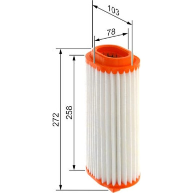 Luftfilter F 026 400 578 Luftfilter F 026 400 578