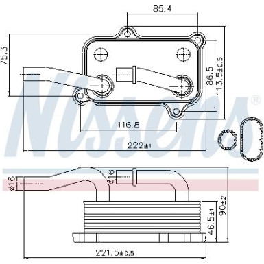 Ölkühler PKW 90599 Ölkühler PKW 90599