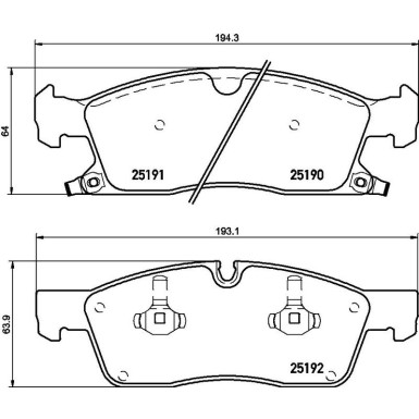 BREMBO Bremsklötze VA JEEP Grand Cherokee 12 PRIME LINE P 37 015 BREMBO Bremsklötze VA JEEP Grand Cherokee 12 PRIME LINE P 37 015