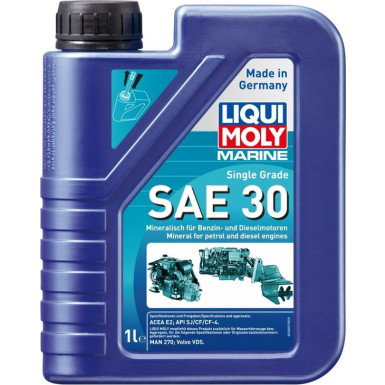 Liqui Moly Marine Single Grade SAE 30 1 l 25065 1L Kanister Kunststoff Liqui Moly Marine Single Grade SAE 30 1 l 25065 1L Kanister Kunststoff